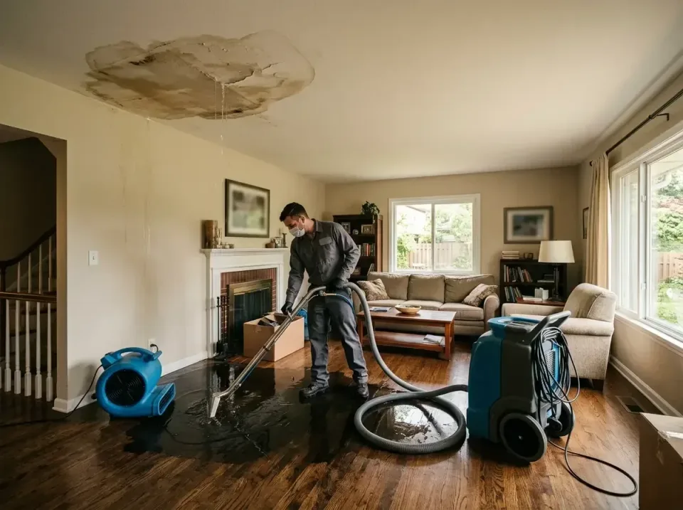attic-pipe-burst-ceiling-drip-008 — frequently asked questions, Water Damage Restoration & Carpet Care in Carteret, NJ